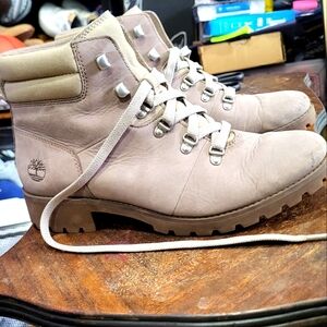 WOMEN'S TIMBERLAND LINDEN WOODS 6'' INCH TAUPE SZ 8.5